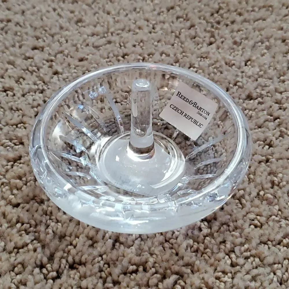 Reed & Barton | Lead Crystal Ring Holder